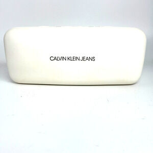 Calvin Klein Jeans White Eyeglasses/Sunglasses Hard Case